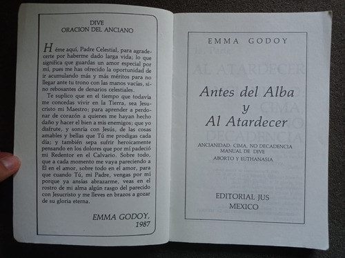 Antes Del Alba Y Al Atardecer - Emma Godoy (Usado)