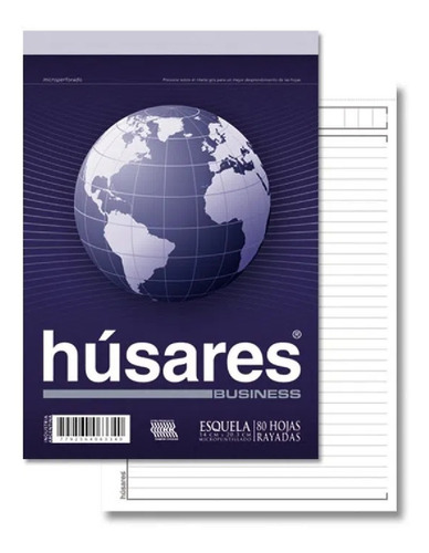 Block Husares Esquela Business Rayado X 80 Hojas