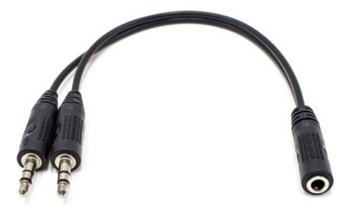 Cable Adaptador De Audifonos Audio Microfono De 3.5mm Teros