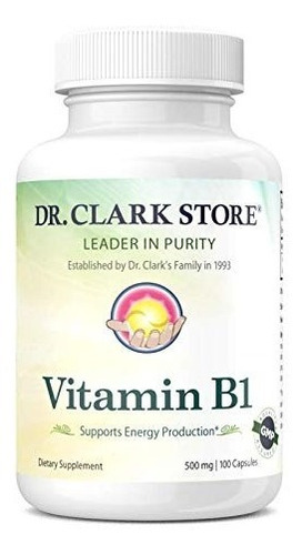 Dr Clark Store Vitamina B1 Apoyo Sist Nervioso Nivel Energia