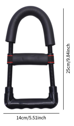 Entrenador De Brazo Expander De Potencia Portátil Bar Negro