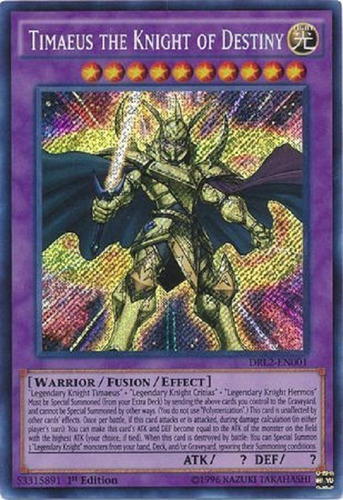 Timaeus El Caballero Del Destino Secret Raro Yugioh