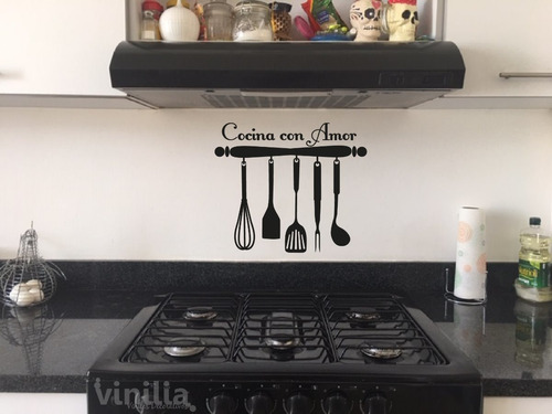 Vinil Cocina, Utencilios, Sticker Cocina