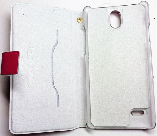 Huawei G700 Foro Agenda Fucsia + Lamina Protectora