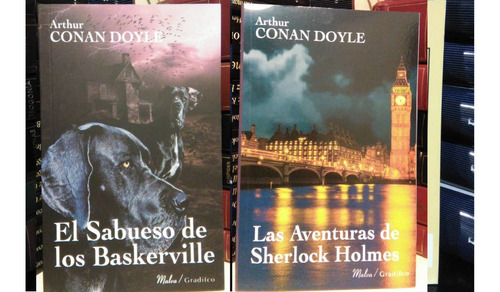 Lote X2 Doyle - Sherlock Holmes  Sabueso Baskerville - Malva