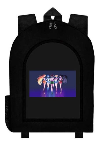 Mochila Negra Sailor Moon A493