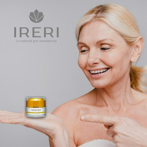 Imagen 9 de 9 de Crema Para Contorno De Ojos Antiarrugas Antiedad Anti Ojeras Día/noche Piel Madura 40+ Para Todo Tipo De Piel Línea Golden Ireri ®