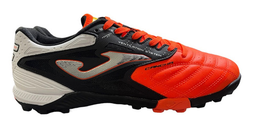 Tenis De Futbol Joma Cancha Turf Originales Fut7 Orange