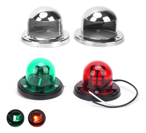 Marine Sailing Signal, 8 Led, Navegación Para Barcos, Rojo/v
