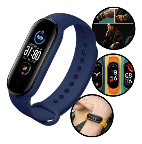 Pulseira Silicone Premium Para Xiaomi Mi Band 6 Lançamento