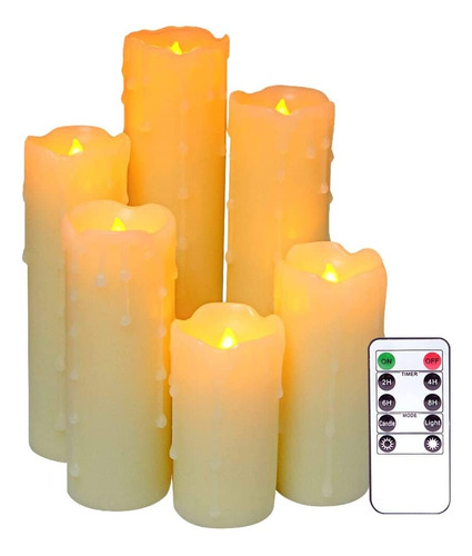 Dromance - Velas Sin Llama  Marfil  Dddset-6ll  1.50watts  