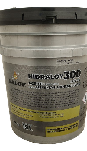 Aceite Hidráulico Iso Vg 68 Cubeta 19l Raloy