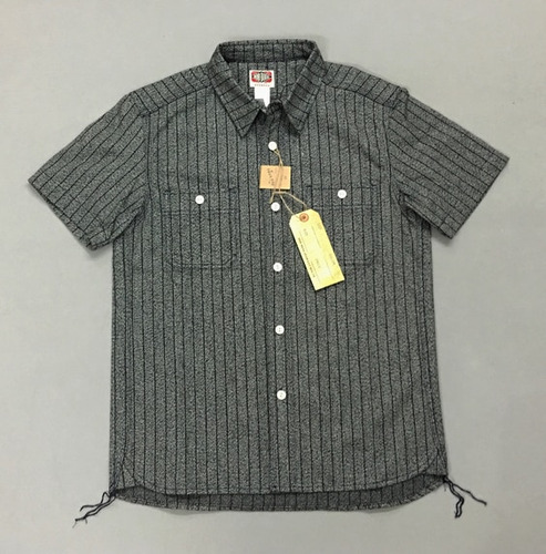 Camisa Para Hombre Pepper Salt Gray Teñida De Algodón Con Ag