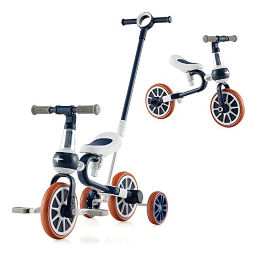 Baby Joy Triciclo 4 En 1 Para Bebé, Bicicleta De Equilibrio