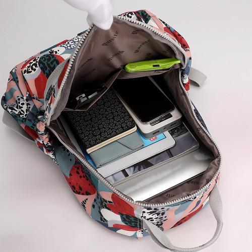 Mochila Casual, Ligera E Impermeable De Viaje De 20 L Color Rosa