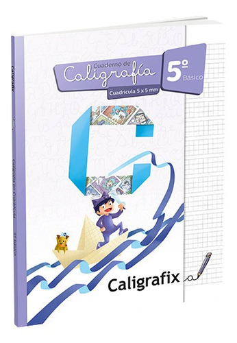 Caligrafix Cuaderno Caligrafia 5° Basico Cuadricula