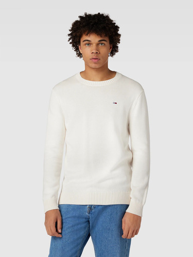 Sweater Essential Slim Fit Blanco Tommy Jeans