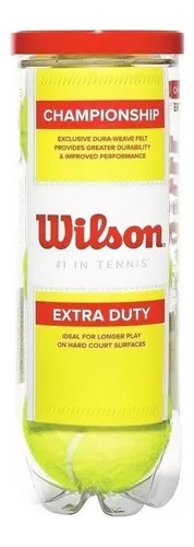 Pelotas Wilson Extra Duty Tubo Tenis Padel