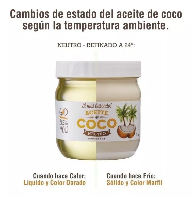 Segunda imagen para búsqueda de aceite de coco comestible