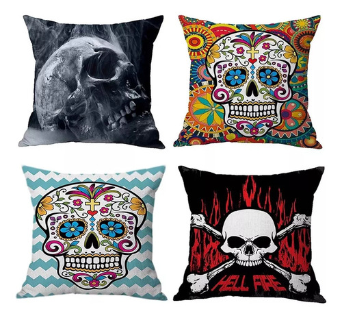 C 4ps Fundas De Almohada Para Funda De Cojín Sofá De