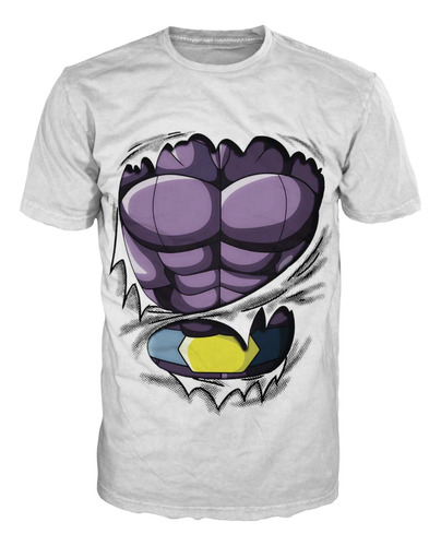 Camiseta Dragon Ball Pectoral Hit Cosplay Geek Disfraz