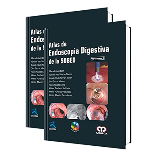 Libro Atlas De Endoscopia Digestiva De La Sobed - 2 Tomos De