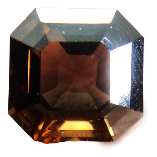 Gema Cuarzo Ahumado Cristalino Corte Esmeralda 11.95 Ct.