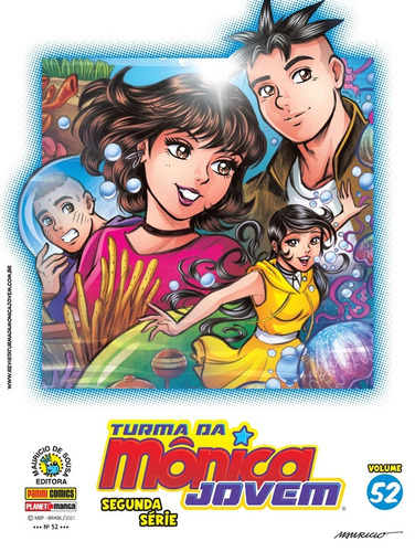 Turma da Mônica Jovem Reedição Vol. 52, de Mauricio de Sousa. Editora Panini Brasil LTDA, capa mole em português, 2021