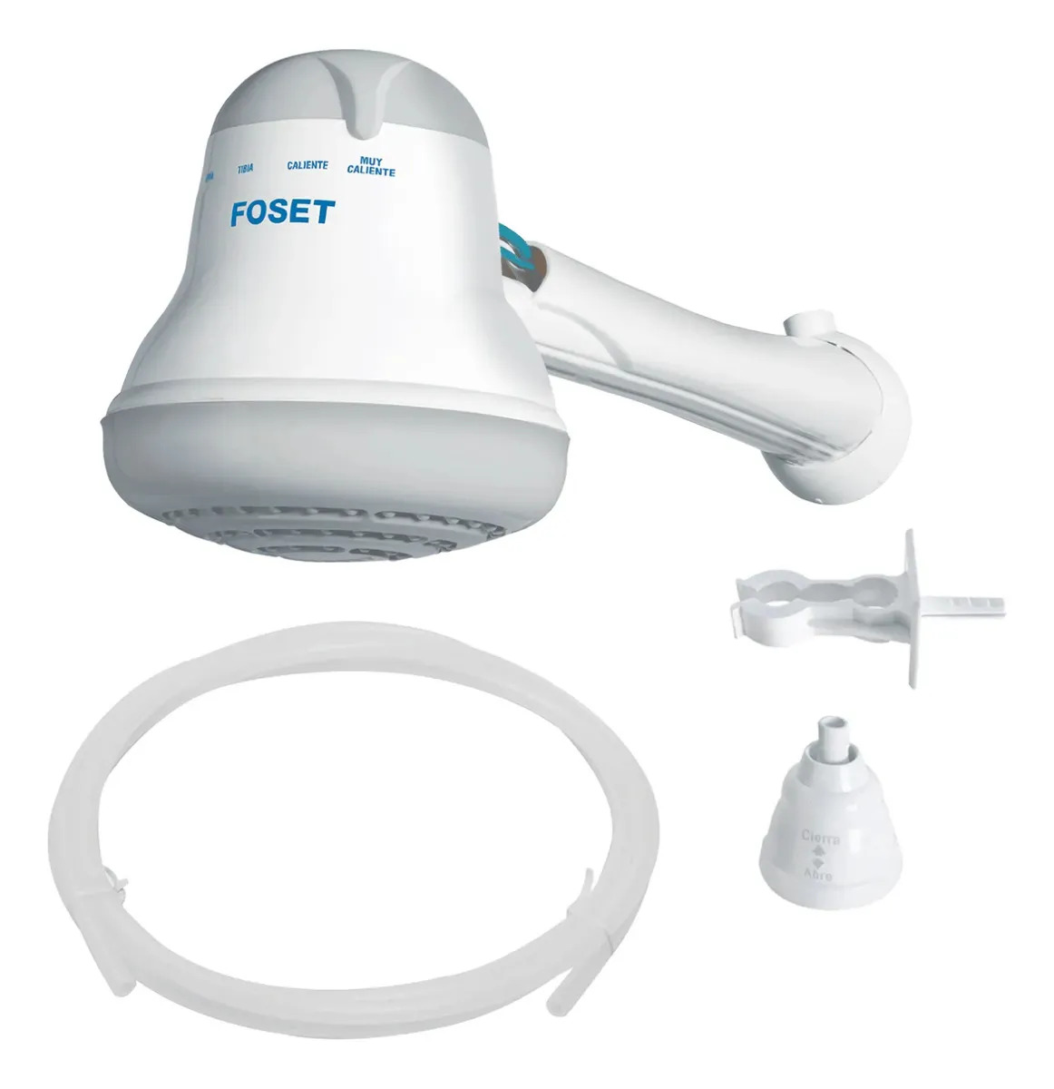 Foset REGEL-4G regadera eléctrica de 4 temperaturas color gris 5400w
