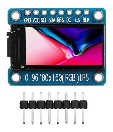 Display Ips 0.96 Color 80x160 Spi Serial St7735 Arduino