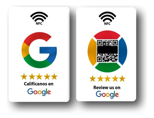 Pack Tarjeta Nfc Qr Google Y Tripadvisor