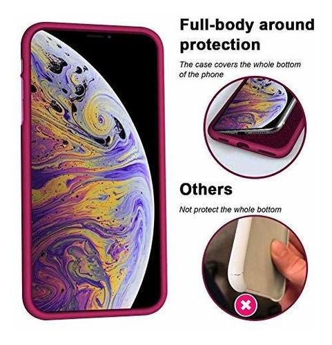 iPhone XS Max Case Fingerprint Kickstand Anti Arañazo Forro