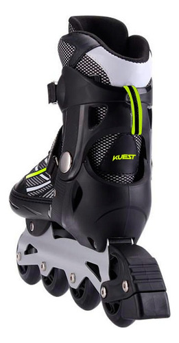 Rollers Profesionales Talle Xl Negro Abec 7 Ruedas 76mm 41 A 44 7.6 Cm Negro