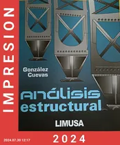 Comprar Análisis Estructural.   González Cuevas
