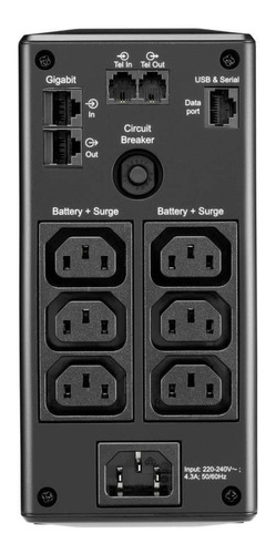 Ups Apc Br650mi 650va 6 Salidas Interactiva Usb 230v