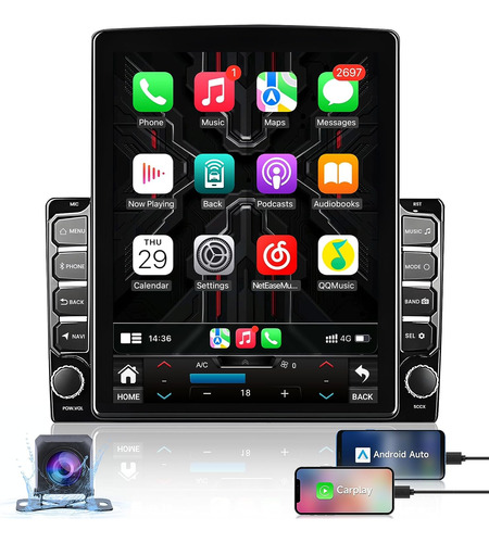 232g Android 11 Coche Estéreo Doble Din Radio Con Carplay In