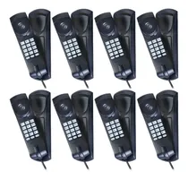 Comprar Kit 08 Telefones Com Fio Gôndola Preto Tc 20 Intelbras