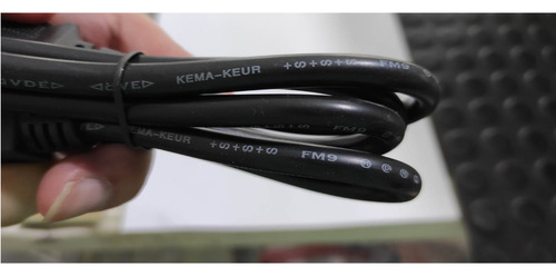 Cable 1.2mt 10a 250v Fuente Poder Pc Impresora Computadora