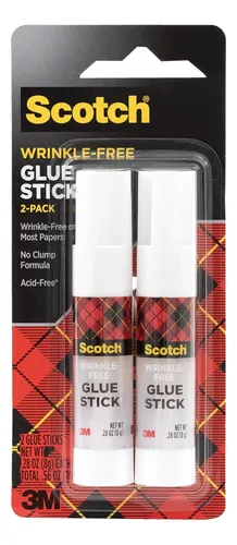 Pegamento En Barra Scotch Sin Arrugas 2/pkg-.27oz 2-pack