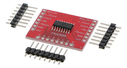 - 10 Peças 74hc595 8-bit Shift Register Dip-16 Placa Ic