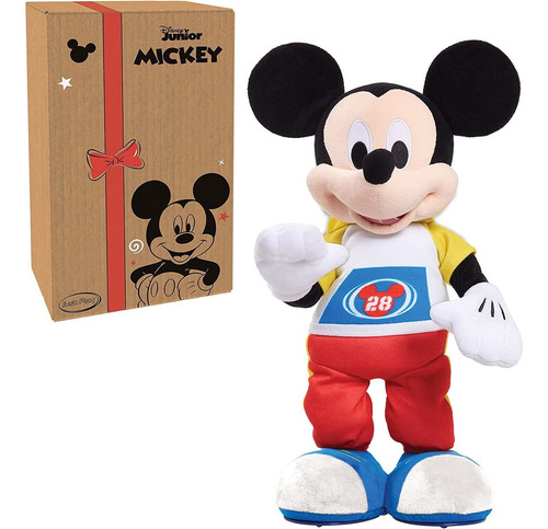 Imagen 1 de 3 de Peluche Mickey Mouse  Canta Y Baila Conmigo  Luz/sonidos
