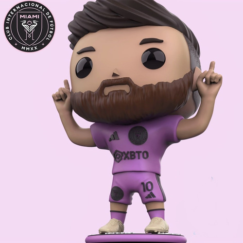 Funko Lionel Messi Inter De Miami Camiseta Rosa L3dmanstore