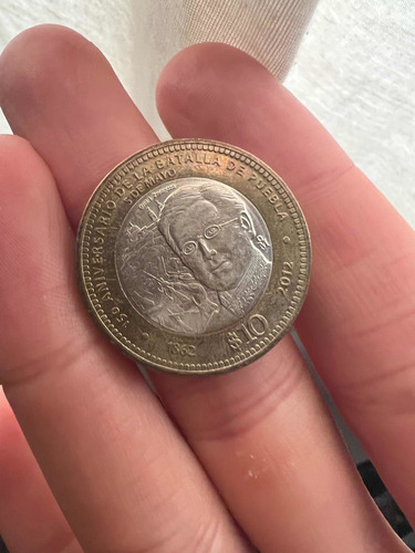 Moneda 150 Aniversario Batalla De Puebla 5 De Mayo 10 Pesos