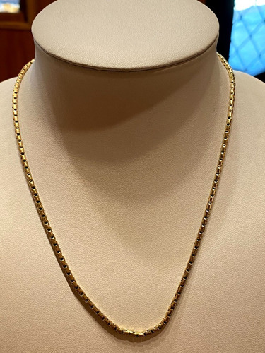 Cadena Collar Enchapado Oro Luli Buena Calidad Unisex 44cm