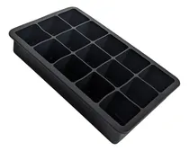 Comprar Forma Gelo Silicone Papinha 15 Cubos Com Tampa Livre D Bpa Cor Preto