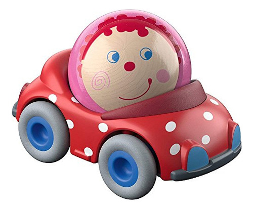 Haba Kullerbu Pauline's Convertible Ball Car - Red Wzl7j