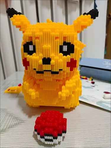 Compatível com lego difícil jenny tartaruga blocos de construção pokemon  pokemon pikachu montado menina série aniversário presente brinquedos