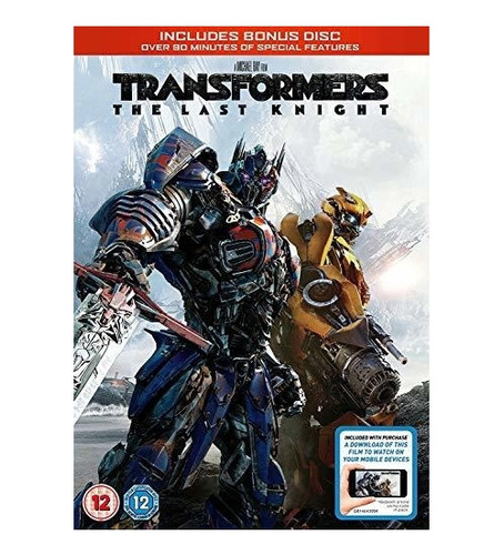 Transformers: El Ultimo Caballero (dvd Bonus Disc Descarga