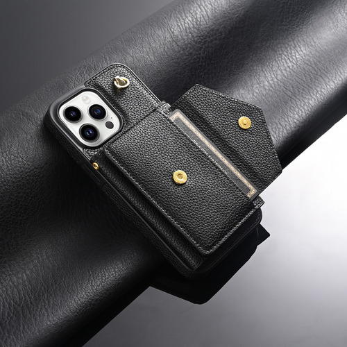 Funda Tipo Cartera Con Correa For El Hombro For iPhone 16, 15 Y 14