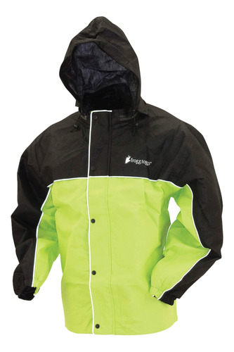 Frogg Toggs Chaqueta Impermeable Reflectante Estándar Road.